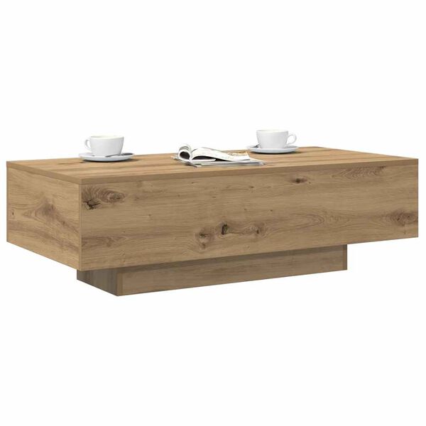 vidaXL Coffee Table Artisan Oak 100x49.5x31 cm Engineered Wood