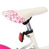 vidaXL Kids Bike 18 inch Pink and White
