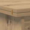 vidaXL Coffee Table Artisan Oak 55 x 54.5 x 45 cm Engineered wood