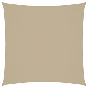 vidaXL Sunshade Sail Oxford Fabric Square 3.6x3.6 m Beige