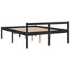 vidaXL Senior Bed without Mattress Black 150x200cm King Size