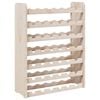 vidaXL Wine Rack 67.5x25x87 cm Solid Wood Pine
