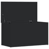 vidaXL Storage Chest Black 84x42x46 cm Engineered Wood