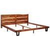 vidaXL Bed Frame with Live Edge without Mattress Solid Acacia Wood 200 cm