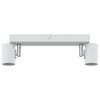 vidaXL Ceiling Spotlight White 26 x 6.5 x 11.5 cm Metal