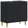 vidaXL Bathroom Sink Cabinet DELFT Black 59.5 x 31.5x 59 cm
