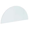 vidaXL Fireplace Glass Plate Transparent 1200 x 500 mm Glass
