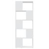 vidaXL Book Cabinet Room Divider White 60x24x155 cm Engineered Wood