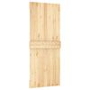 vidaXL Sliding Door with Hardware Set 85x210 cm Solid Wood Pine