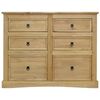 vidaXL Sideboard Mexican Pine Corona Range 110x43x81 cm