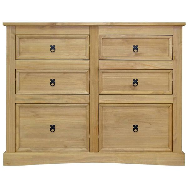 vidaXL Sideboard Mexican Pine Corona Range 110x43x81 cm