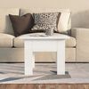 vidaXL Coffee Table High Gloss White 55x55x42 cm Engineered Wood