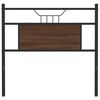 vidaXL Replace Headboard Brown Oak 75 cm Engineered Wood and Steel