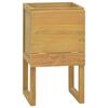 vidaXL Bathroom Cabinet | Natural Teak | Solid Teak Wood | Medium