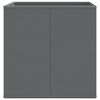 vidaXL Foldable Storage Boxes 10 pcs Grey 32x32x32 cm Non-woven Fabric