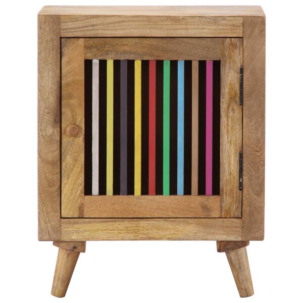 vidaXL Bedside Cabinet 40x30x50 cm Solid Mango Wood