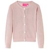 Kids' Cardigan Knitted Soft Pink 116