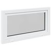 vidaXL Basement Window "RISOR" 110x50 cm Tilt&Turn DIN Right White