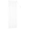 vidaXL Window Blind with Curtains Manual White Aluminium