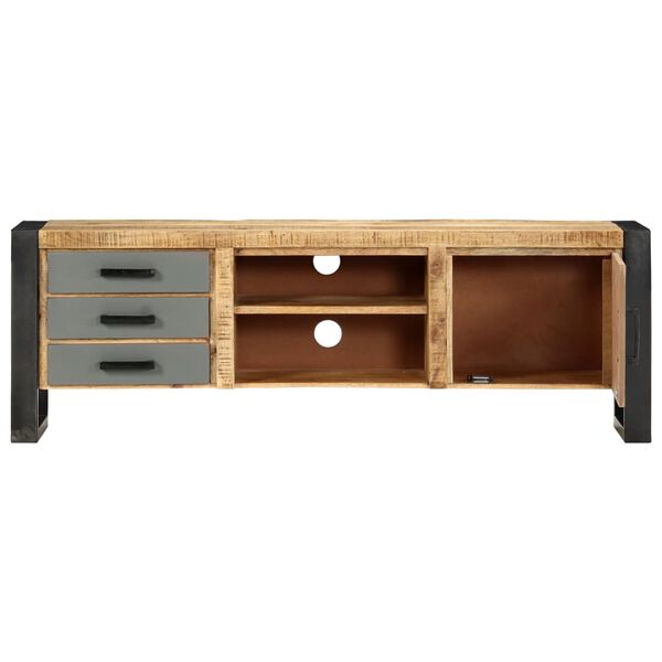 vidaXL TV Cabinet 120x30x40 cm Solid Mango Wood