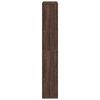 vidaXL Bookcase Brown Oak 72x20x120.5 cm Engineered Wood