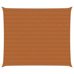 vidaXL Sun Shade Sail Orange and Brown 7 x 6 m 100% Polyester Oxford