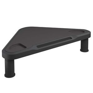 vidaXL Corner Monitor Stand Black 49x28x10,5 cm