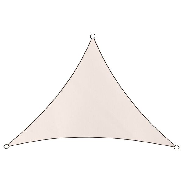 Livin'outdoor Shade Cloth Livigno Oxford Polyester Triangle 3x2.5x2.5 m Taupe