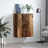 vidaXL Wall Cabinet Old Wood 69.5 x 34 x 90 cm Engineered Wood