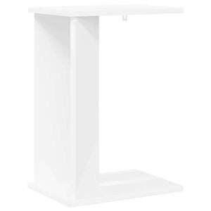 vidaXL End Table White 35 x 25 x 50 cm Engineered Wood
