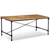 vidaXL Dining Table Solid Mango Wood 180 cm