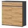 Germania Shoe Cabinet GW-Lissabon Oak and Anthracite