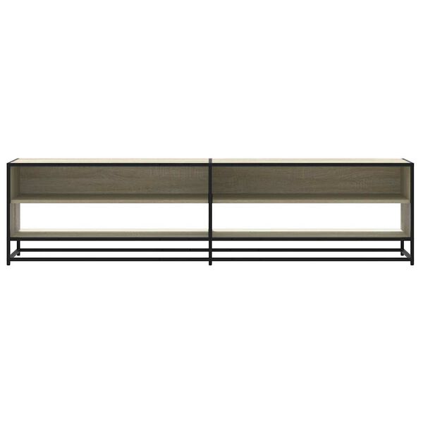 vidaXL TV Cabinet Sonoma Oak 180.5x40x46 cm Engineered Wood