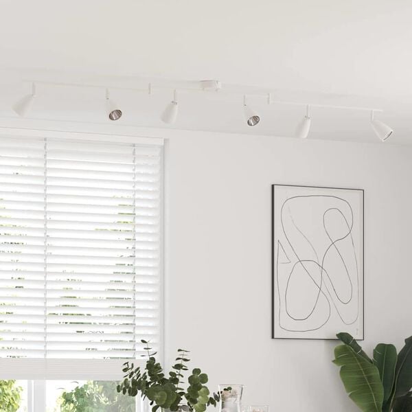 vidaXL Ceiling Spotlight White 176.5 x 12.5 x 13.5 cm Metal