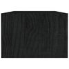 vidaXL Coffee Table Black 110x50x34 cm Solid Pinewood