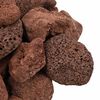 vidaXL Volcanic Rocks 10 kg Red 5-8 cm