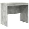 vidaXL Desk with Drawer 2 pcs Concrete Grey