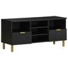 vidaXL TV Cabinet Black 100x33x46 cm Engineered Wood