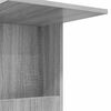 vidaXL Side Table Grey Sonoma 40 x 35 x 60 cm Engineered Wood