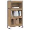 vidaXL Book Cabinet Artisian Oak 60 x 30 x 121 cm Engineered Wood