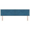 vidaXL Headboard Height Adjustable Dark blue 180 cm Velvet