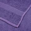 vidaXL Bath Towels 2 pcs "FROGN" Purple 100x150 cm 100% Cotton