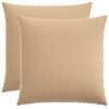 vidaXL Cushion with Pillow HEERLEN 2 pcs Cream Fabric
