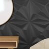 vidaXL Wall Panels 24 pcs Black 50x50 cm XPS 6 m² Star