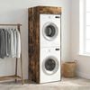vidaXL Wash Machine Cabinet with Storage Smoked Oak 67.5 x 68 x 200 cm