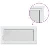 vidaXL Basement Window Internal Colour White RISOR 120 x 55 cm
