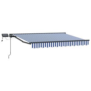 vidaXL Manual Awning Frame with LEDs 2.5 x 2 m
