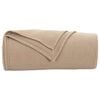 vidaXL Throw Blanket Camel 270 x 240 cm Fleece