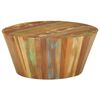 vidaXL Coffee Table &Oslash;65x31 cm Solid Reclaimed Wood