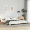 vidaXL Floor Bed Frame Brown 180 x 200 cm Solid pine wood